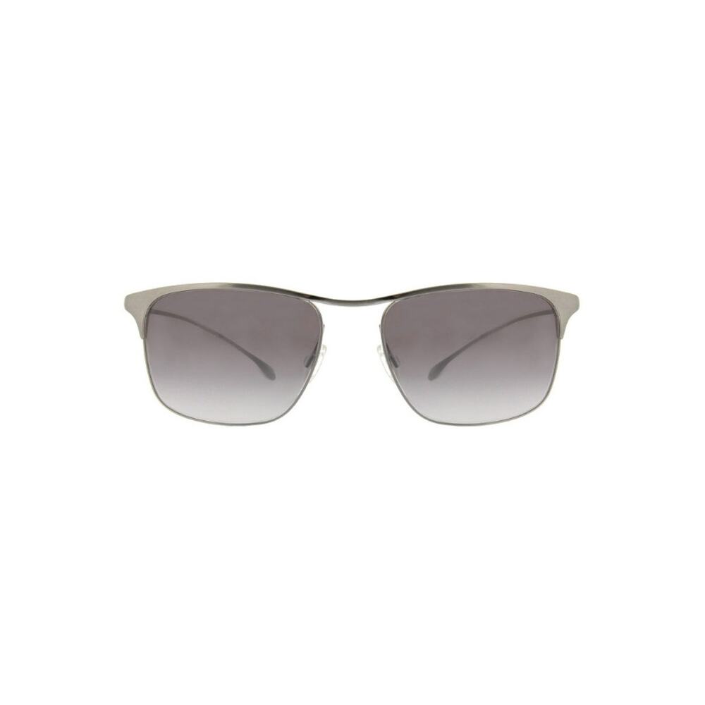 Paul Smith Lanyon Flat Top Aviators PM 4068-S Brushed Silver Frame Mirror Lens